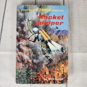 Vintage 1966 A Rick Brant Science Adventure Rocket Jumper  Hardcover #21 Rare